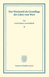 Das Werturteil