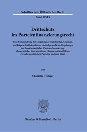 Drittschutz im Parteienfinanzierungsrecht.
