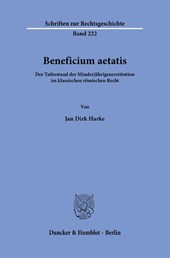 Beneficium aetatis.