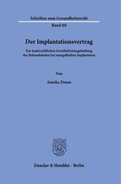 Der Implantationsvertrag