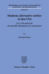Moderne alternative entities in den USA