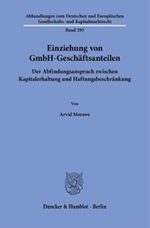 Einziehung von GmbH-Geschäftsanteilen
