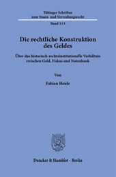 Die rechtliche Konstruktion des Geldes