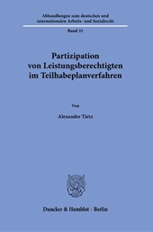 Partizipation von Leistungsberechtigten im Teilhabeplanverfahren