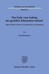 Das Ende vom Anfang der gezielten Klimaintervention?