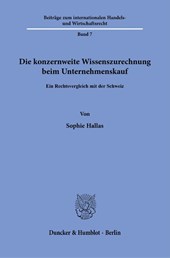 Die konzernweite Wissenszurechnung beim Unternehmenskauf