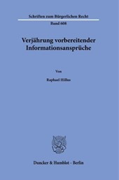 Verjährung vorbereitender Informationsansprüche