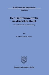 Der Einfirmenvertreter im deutschen Recht