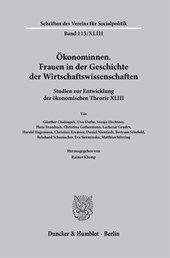 Ökonominnen. Frauen in der Geschichte der Wirtschaftswissenschaften
