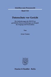 Datenschutz vor Gericht