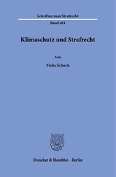 Klimaschutz und Strafrecht