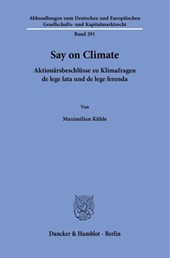 Say on Climate