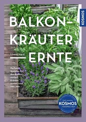 Balkon-Kräuter-Ernte