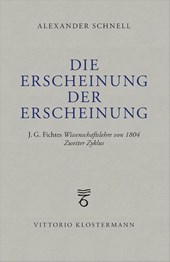 Die Erscheinung der Erscheinung
