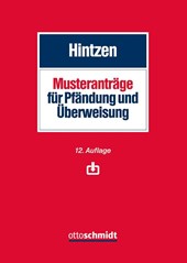 Musteranträge für Pfändung und Überweisung