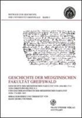 Geschichte der medizinischen Fakultät Greifswald