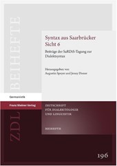 Syntax aus Saarbrücker Sicht 6