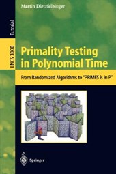 Primality Testing in Polynomial Time