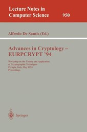 Advances in Cryptology - EUROCRYPT '94