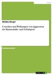 Ursachen Und Wirkungen Von Aggression Im Mannschafts- Und Schulsport