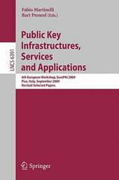 Public Key Infrastructures, Services and Applications