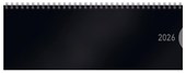Tischquerkalender Classic Colourlux schwarz 2026