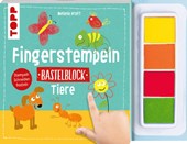 Fingerstempeln. Bastelblock Tiere