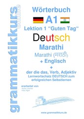 Woerterbuch Deutsch - Marathi - Englisch Niveau A1