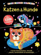Magic Diamond Colouring - Katzen & Hunde