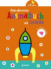 Mein allererstes Ausmalbuch mit Stickern (Rakete)