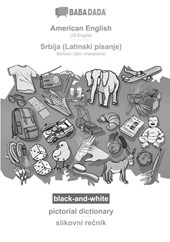American English - Srbija (Latinski pisanje), pictorial dictionary, BW