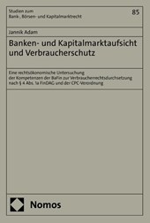 Banken- und Kapitalmarktaufsicht und Verbraucherschutz