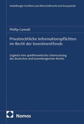 Privatrechtliche Informationspflichten im Recht der Investmentfonds