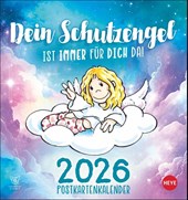 Schutzengel Postkartenkalender 2026