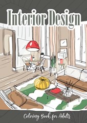 Interior Coloring Book for Adults