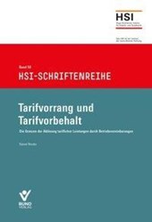 Tarifvorrang und Tarifvorbehalt