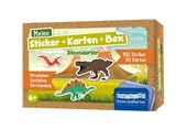 Meine Sticker + Karten + Box - Dinosaurier