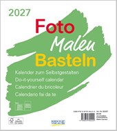 Foto-Malen-Basteln Bastelkalender weiß 2027