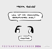 meta bene Postkartenkalender 2026
