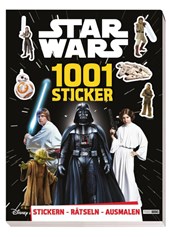 Star Wars: 1001 Sticker - Stickern - Rätseln - Ausmalen