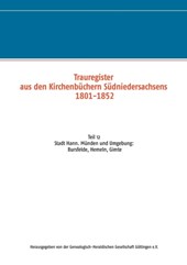 Trauregister aus den Kirchenbuchern Sudniedersachsens 1801-1852