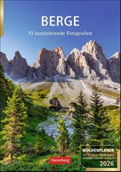 Berge Wochenplaner 2026 - 53 faszinierende Fotografien