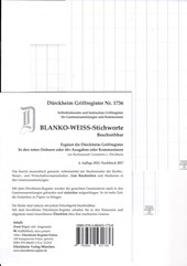 DürckheimRegister® BLANKO: WEISS-GROSS Beschreibbar