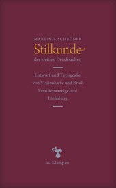 Stilkunde der kleinen Drucksachen