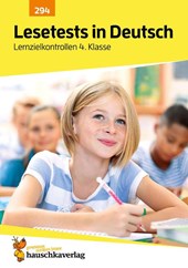 Übungsheft mit Lesetests in Deutsch 4. Klasse