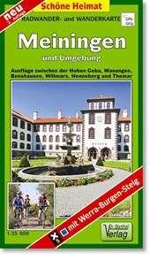 Radwander- und Wanderkarte Meiningen und Umgebung