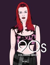 90s FASHION COLORING BOOK