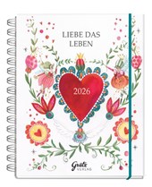 Taschenkalender Liebe das Leben 2026