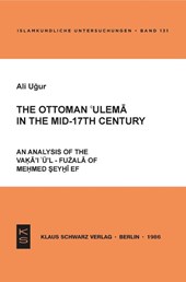 The Ottoman 'ulema in the Mid-17th Century
