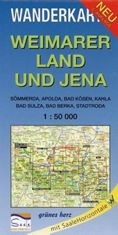 Weimarer Land und Jena 1 : 50 000 Wanderkarte